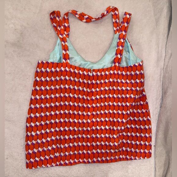 Nanette Lepore size 4 women’s halter tank orange - Picture 4 of 5